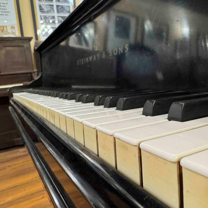CURRENT SHOP WORK 1899 Steinway & Sons Model A 6' Satin Black Commissioned Grand Piano