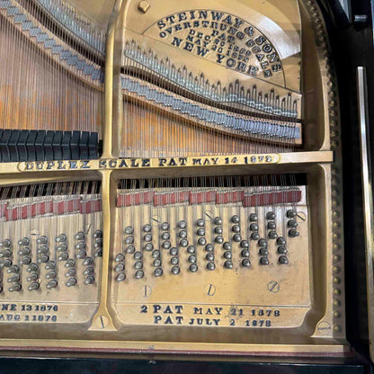 CURRENT SHOP WORK 1899 Steinway & Sons Model A 6' Satin Black Commissioned Grand Piano