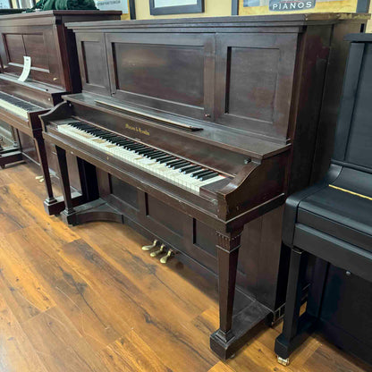 CURRENT SHOP WORK 1905 Mason & Hamlin Wood Finish 52" Commissioned Upright Piano