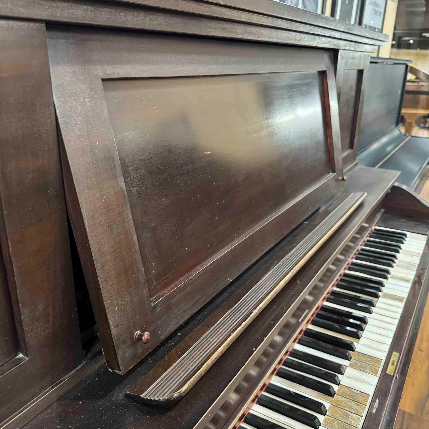 CURRENT SHOP WORK 1905 Mason & Hamlin Wood Finish 52" Commissioned Upright Piano