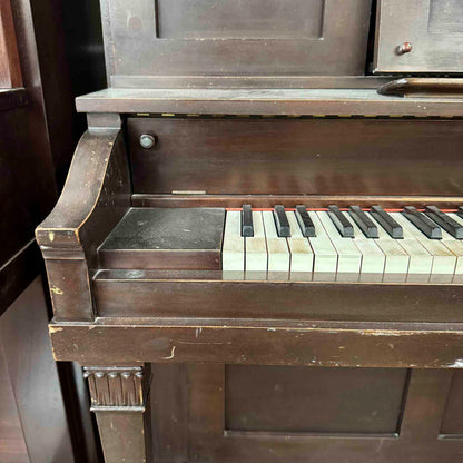 CURRENT SHOP WORK 1905 Mason & Hamlin Wood Finish 52" Commissioned Upright Piano