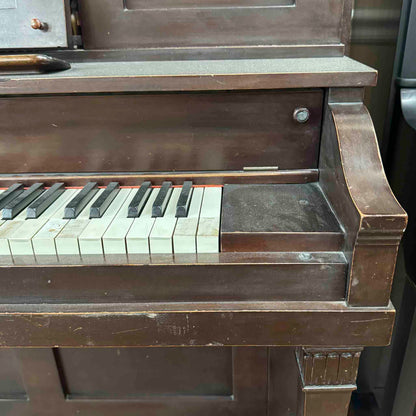 CURRENT SHOP WORK 1905 Mason & Hamlin Wood Finish 52" Commissioned Upright Piano