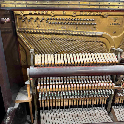 CURRENT SHOP WORK 1905 Mason & Hamlin Wood Finish 52" Commissioned Upright Piano