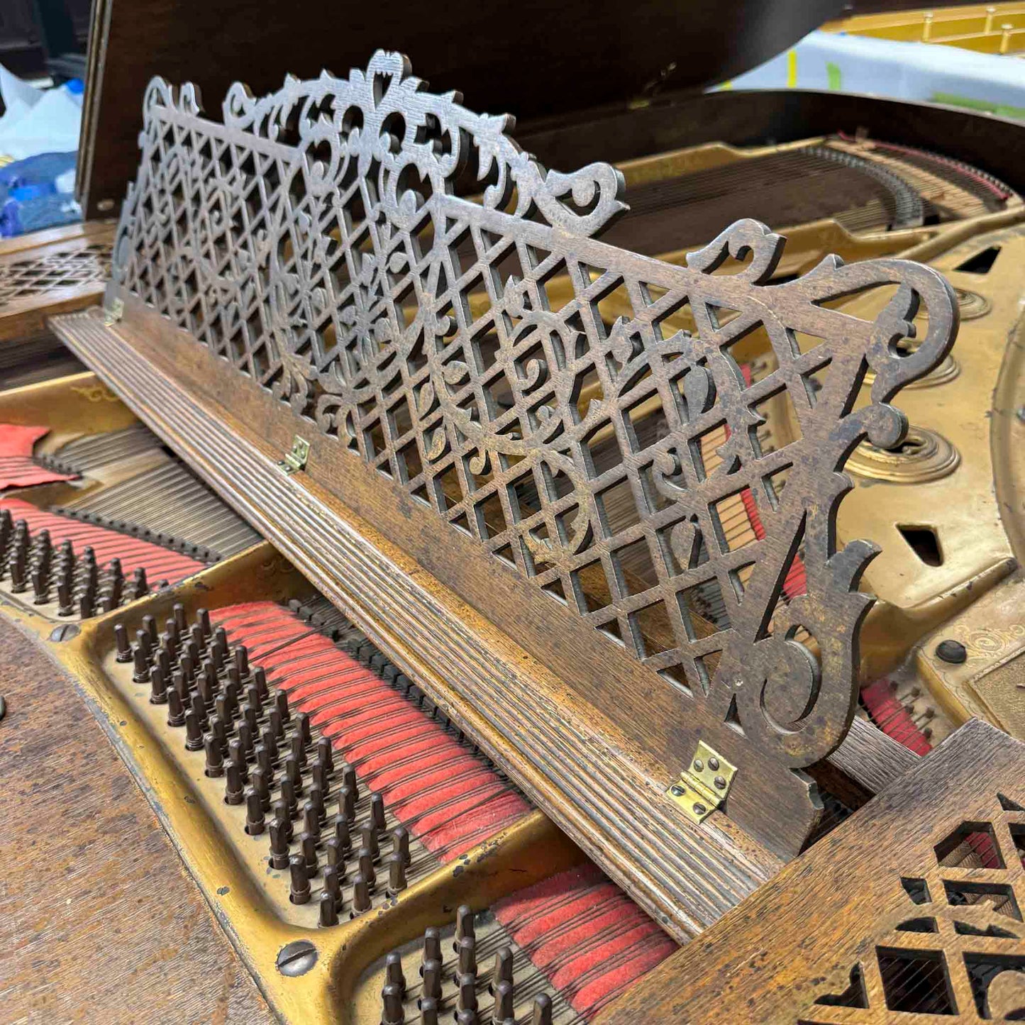 CURRENT SHOP WORK 1894 Knabe & Co. 6'1" Wood Finish Commissioned Grand Piano