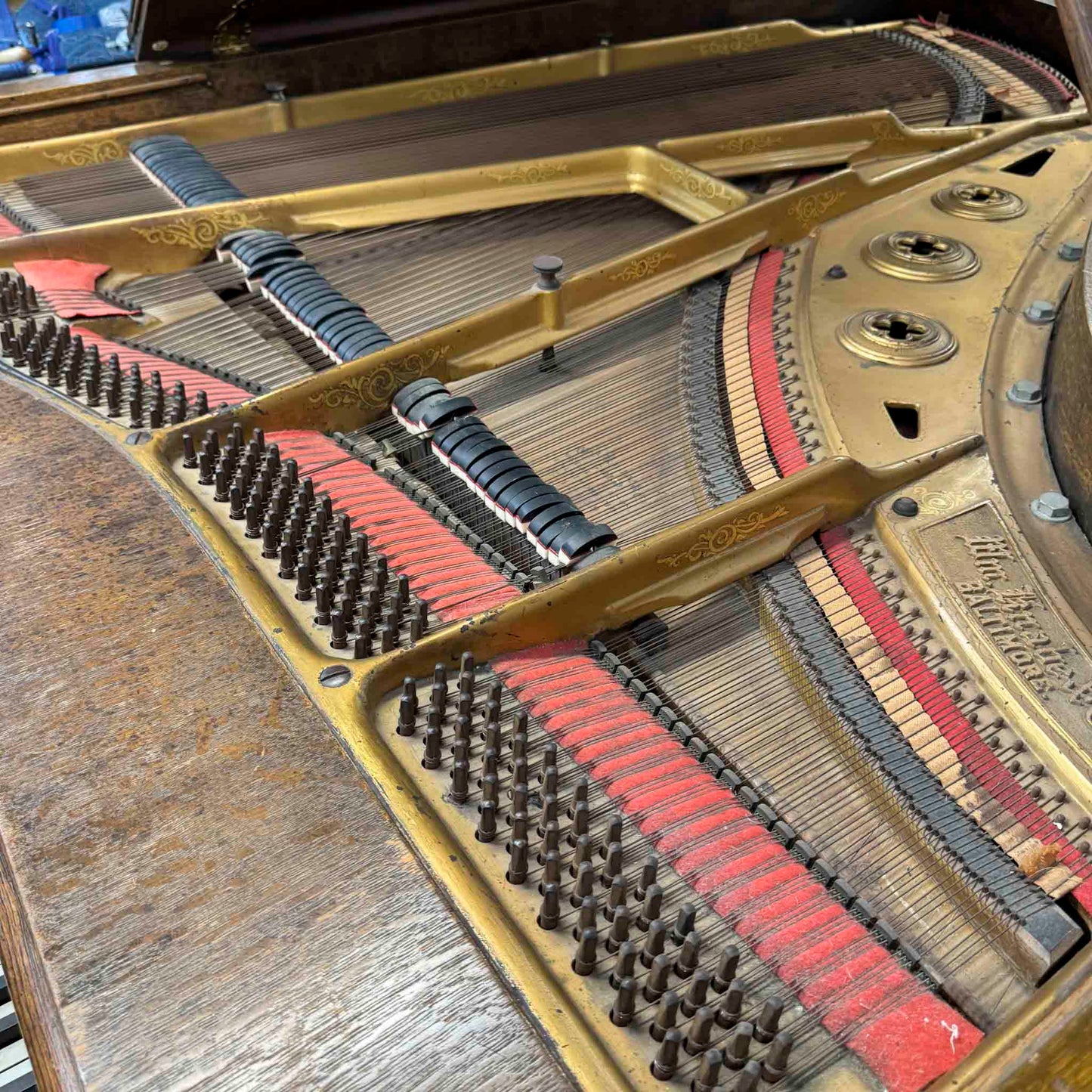 CURRENT SHOP WORK 1894 Knabe & Co. 6'1" Wood Finish Commissioned Grand Piano