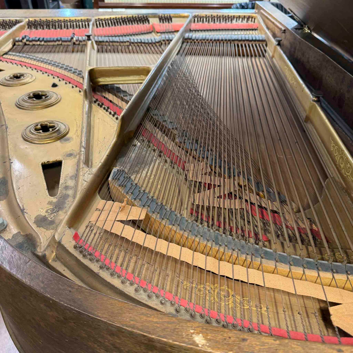 CURRENT SHOP WORK 1894 Knabe & Co. 6'1" Wood Finish Commissioned Grand Piano