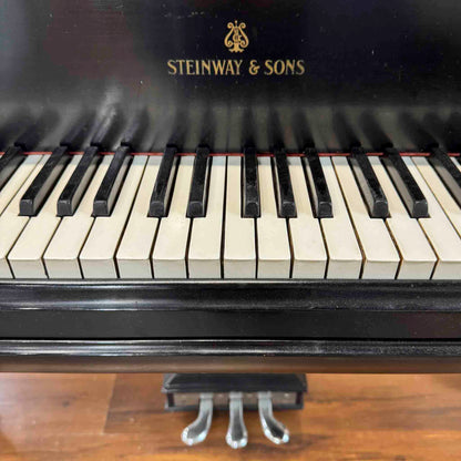CURRENT SHOP WORK 1917 Steinway & Sons Model B 6'11" Satin Black Commissioned Grand Piano