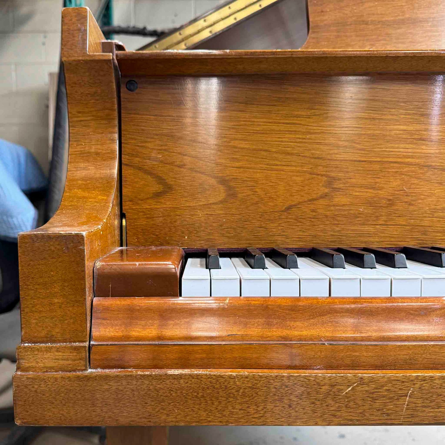 CURRENT SHOP WORK 1970 Baldwin Model L 6'3" Walnut Finish Commissioned Grand Piano