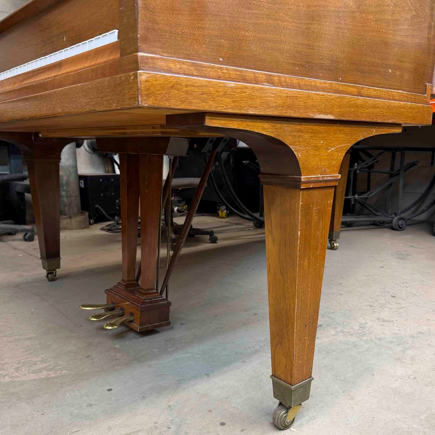 CURRENT SHOP WORK 1970 Baldwin Model L 6'3" Walnut Finish Commissioned Grand Piano