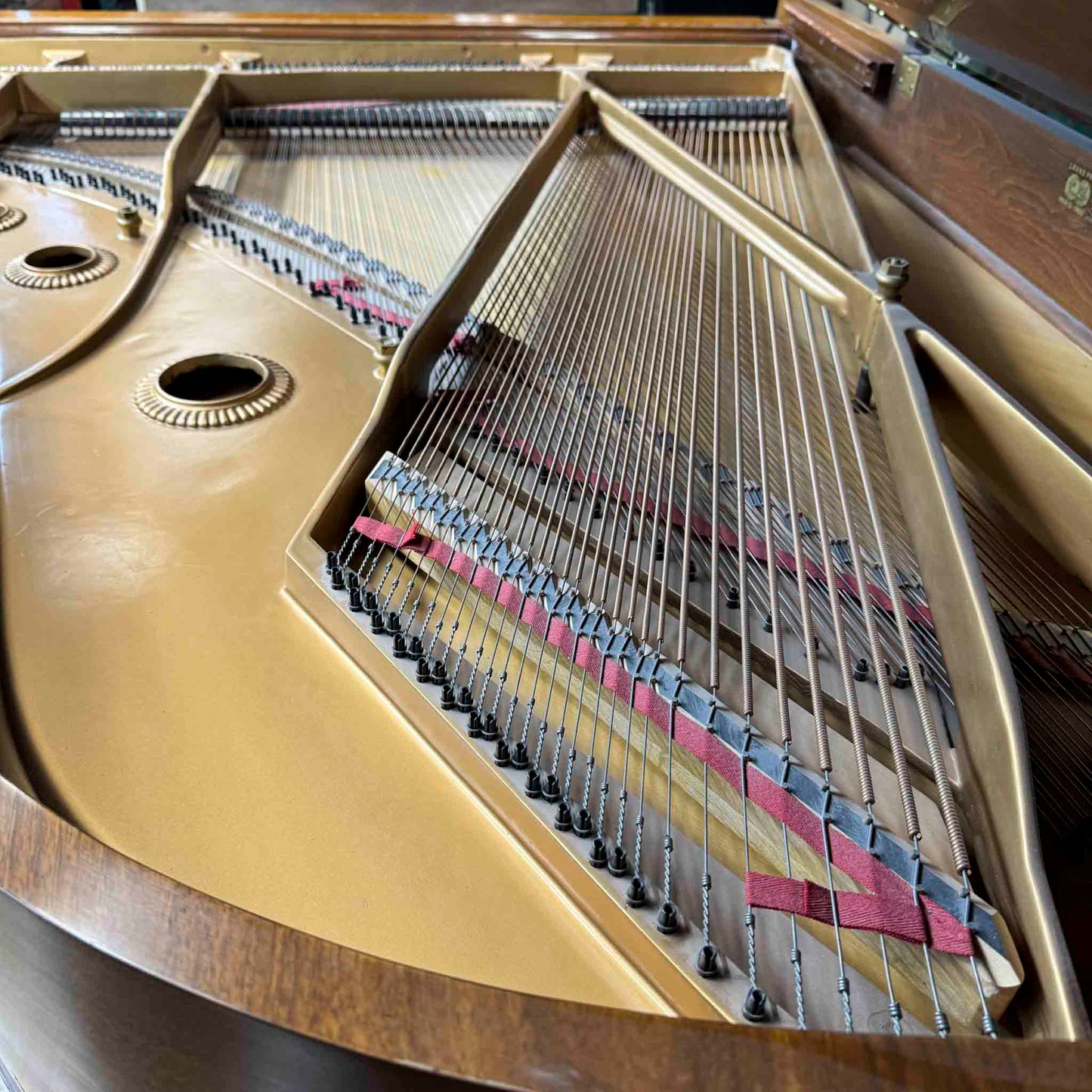 CURRENT SHOP WORK 1970 Baldwin Model L 6'3" Walnut Finish Commissioned Grand Piano