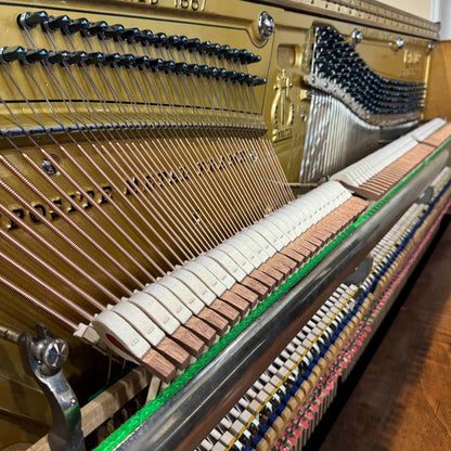 1919 Kreiter 57" Wood Finish Upright Piano with Self-Playing QRS System