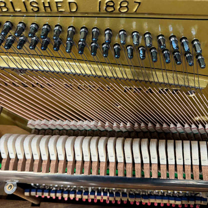 1919 Kreiter 57" Wood Finish Upright Piano with Self-Playing QRS System
