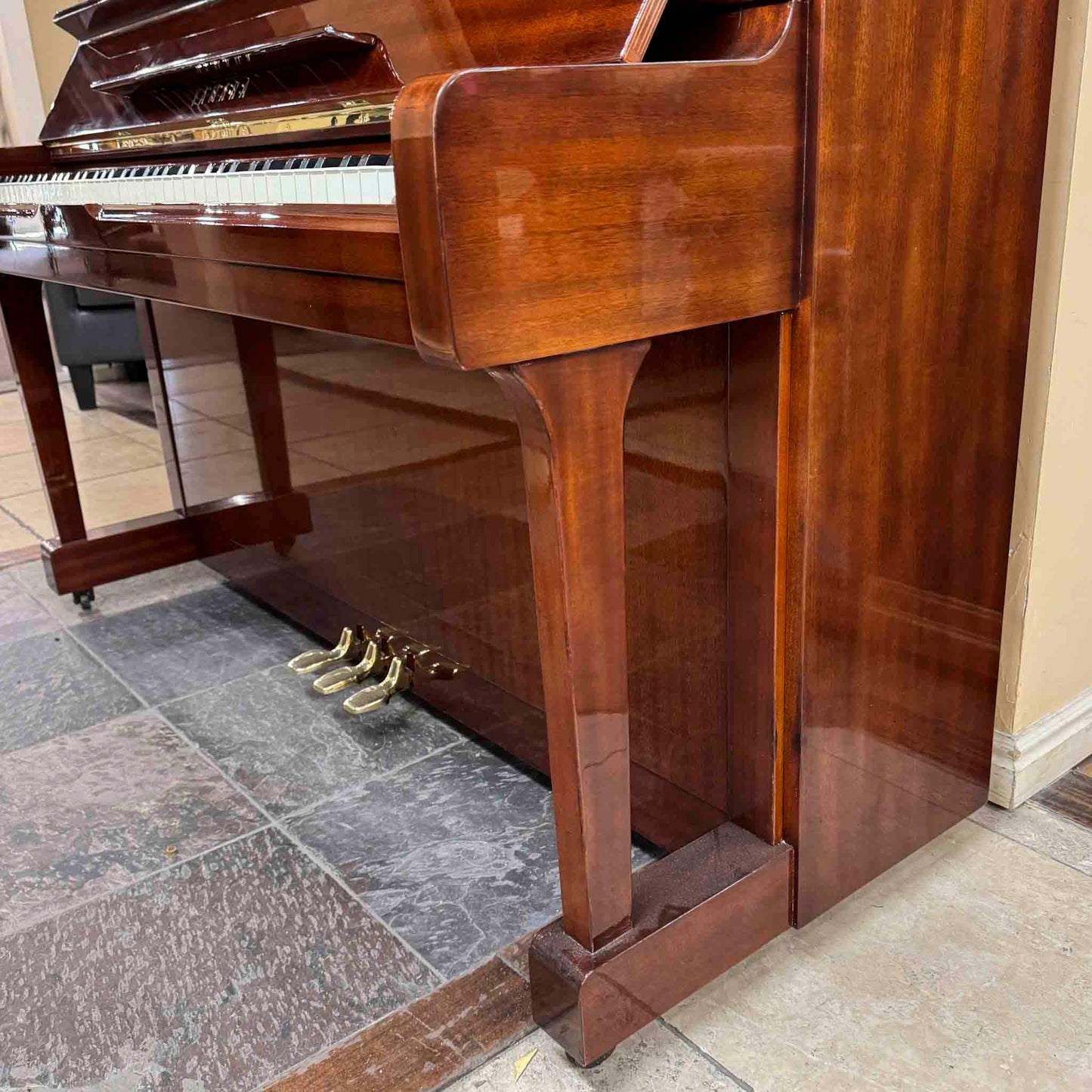 HEIRLOOM RESTORATION 1973 Yamaha U1 48" Polished Mahogany Finish Commissioned Upright Piano