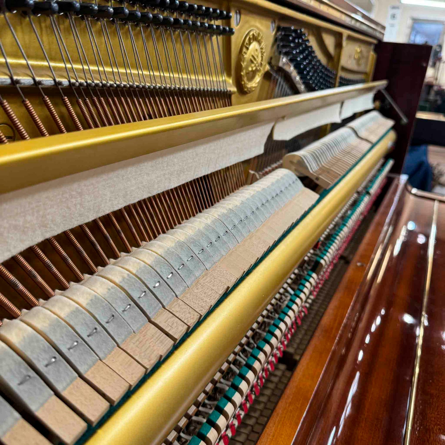 HEIRLOOM RESTORATION 1973 Yamaha U1 48" Polished Mahogany Finish Commissioned Upright Piano