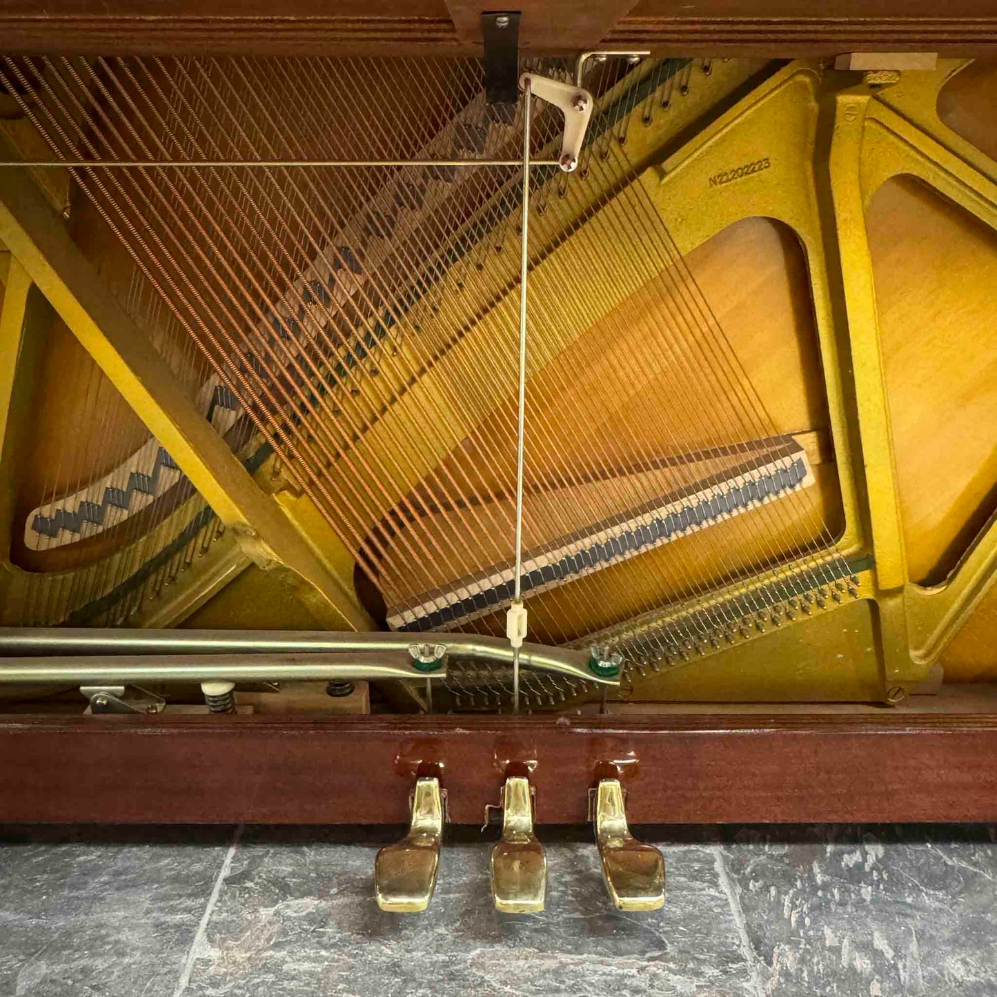 HEIRLOOM RESTORATION 1973 Yamaha U1 48" Polished Mahogany Finish Commissioned Upright Piano