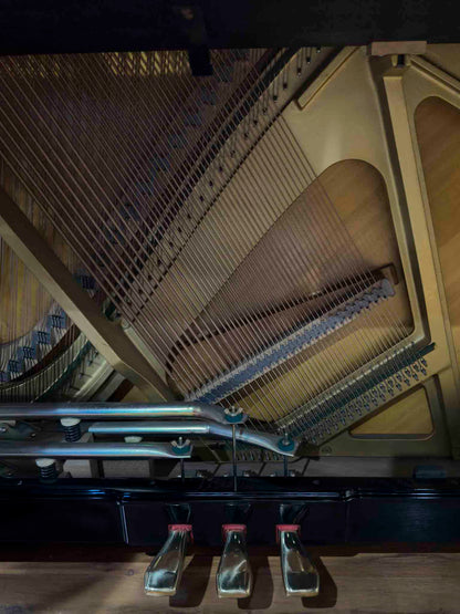 1980 Yamaha YUA 52" Polished Black Upright Piano