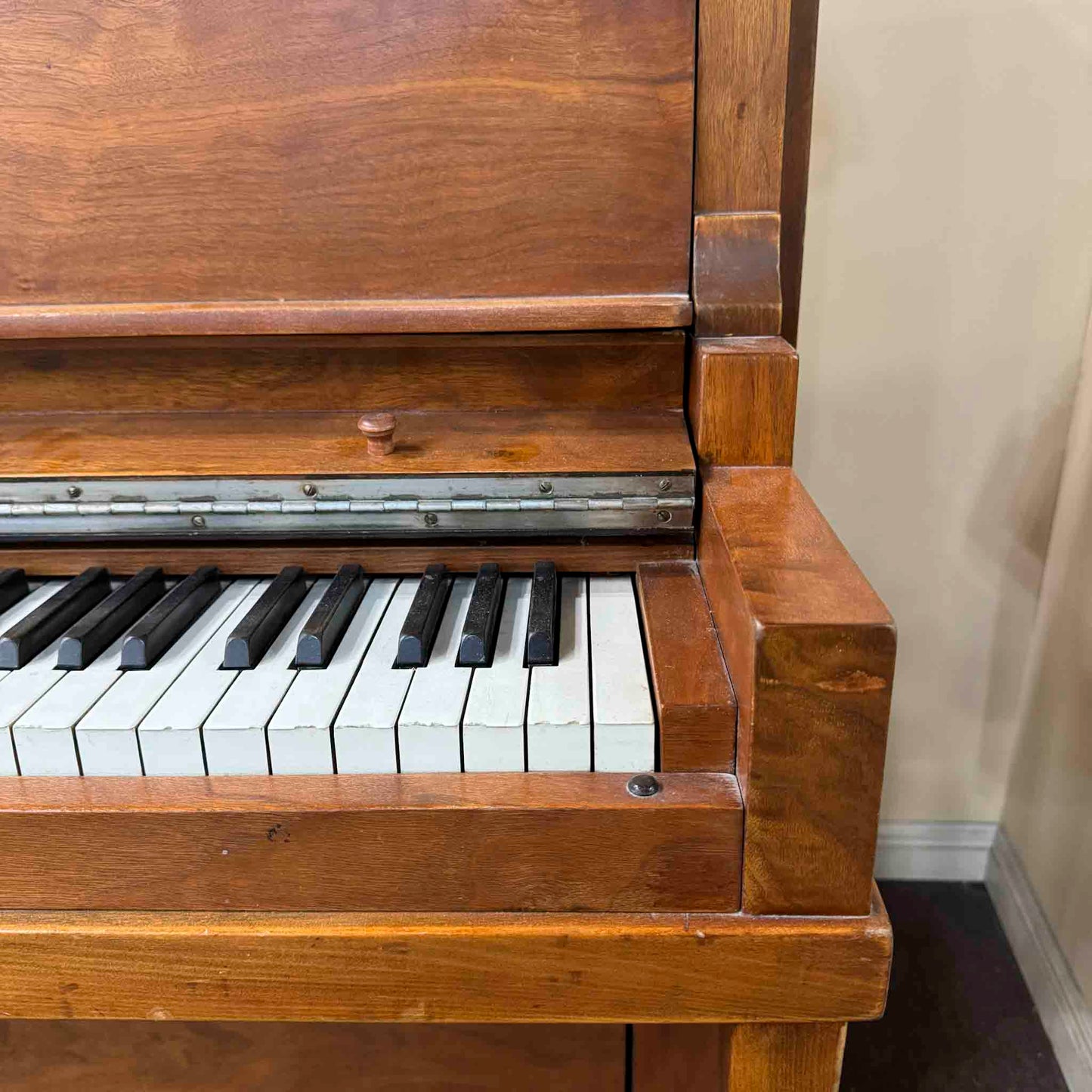 CURRENT SHOP WORK 1920 Howard 51" Wood Finish Commissioned Upright Piano
