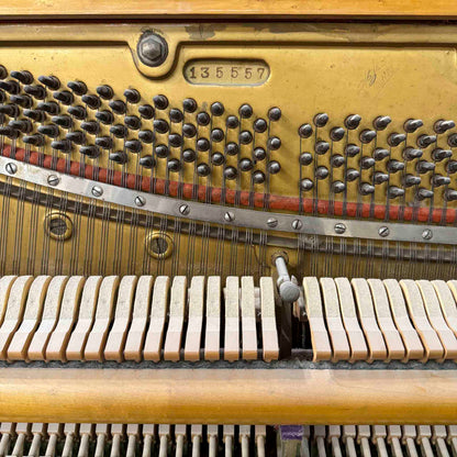 CURRENT SHOP WORK 1920 Howard 51" Wood Finish Commissioned Upright Piano