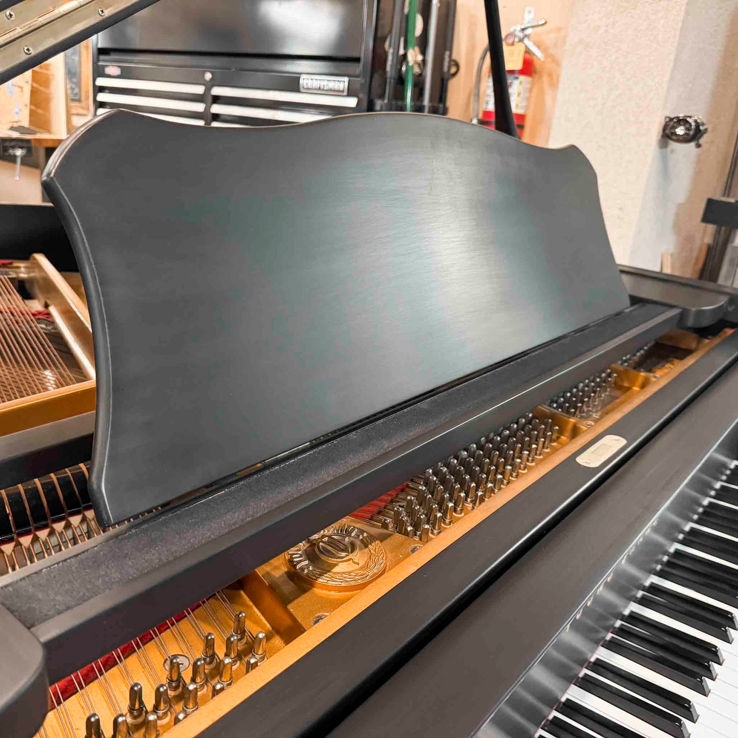 1993 Young Chang G-150 4'11" Satin Black Baby Grand Piano with QRS Self Playing System