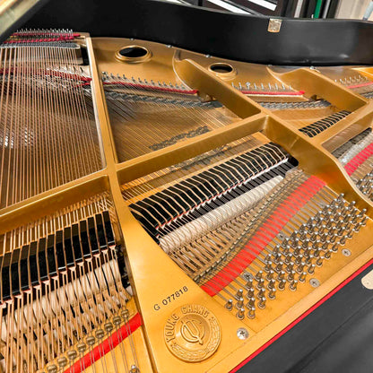 1993 Young Chang G-150 4'11" Satin Black Baby Grand Piano with QRS Self Playing System