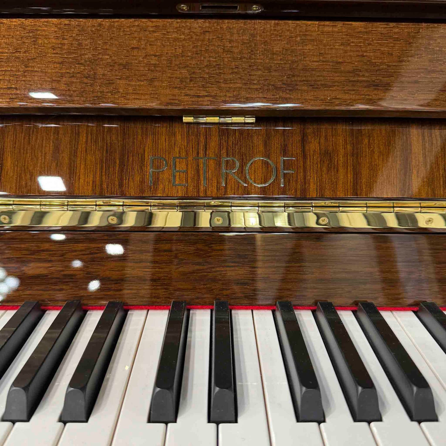 SOLD Petrof P 131 M1 2251 51.5" Polished Walnut Upright Piano