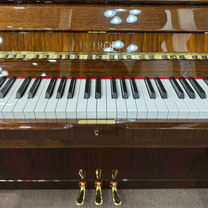 SOLD Petrof P 131 M1 2251 51.5" Polished Walnut Upright Piano