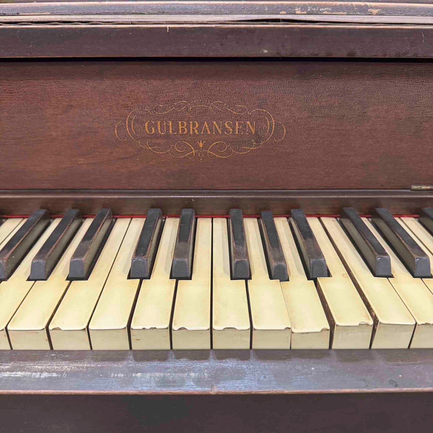 CURRENT SHOP WORK 1928 Gulbransen 54" Wood Finish Commissioned Upright Vintage Player Piano