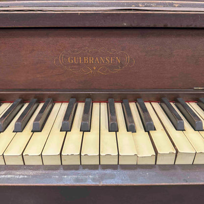 CURRENT SHOP WORK 1928 Gulbransen 54" Wood Finish Commissioned Upright Vintage Player Piano