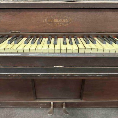CURRENT SHOP WORK 1928 Gulbransen 54" Wood Finish Commissioned Upright Vintage Player Piano