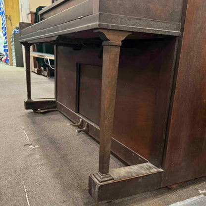 CURRENT SHOP WORK 1928 Gulbransen 54" Wood Finish Commissioned Upright Vintage Player Piano