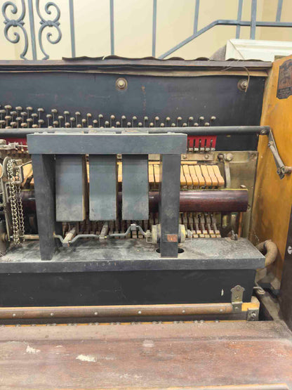CURRENT SHOP WORK 1928 Gulbransen 54" Wood Finish Commissioned Upright Vintage Player Piano