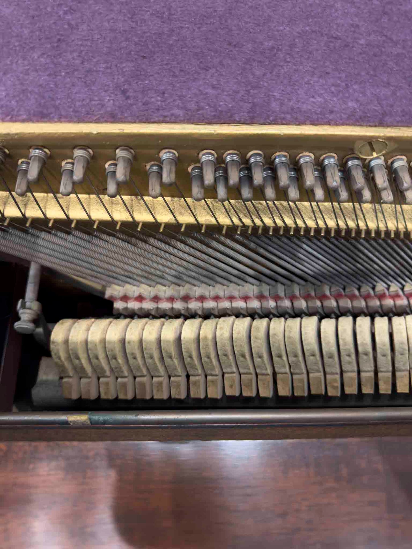 CURRENT SHOP WORK 1945 Baldwin Acrosonic 36" Wood Finish Commissioned Spinet Piano