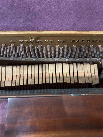 CURRENT SHOP WORK 1945 Baldwin Acrosonic 36" Wood Finish Commissioned Spinet Piano