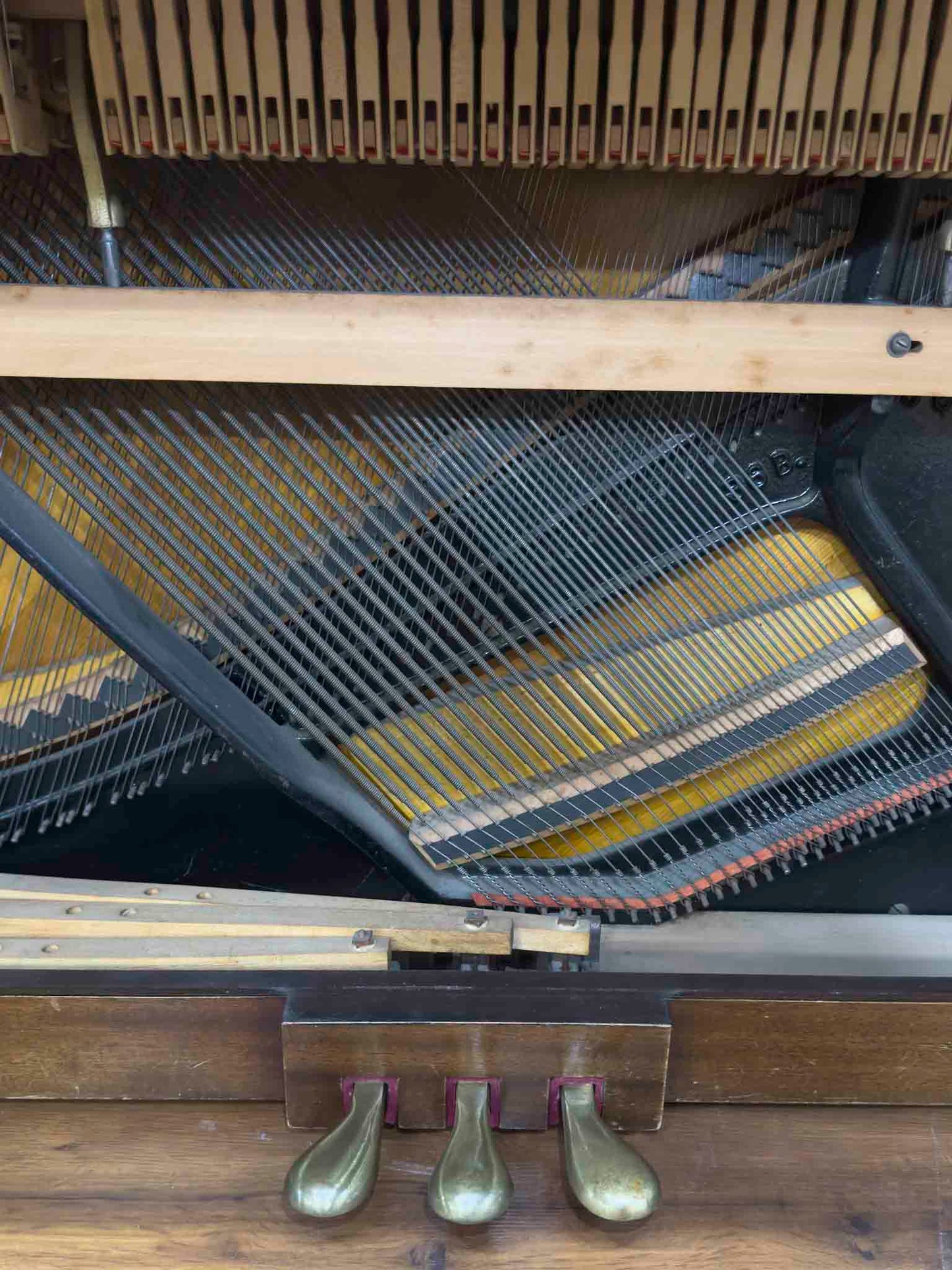 CURRENT SHOP WORK 1945 Baldwin Acrosonic 36" Wood Finish Commissioned Spinet Piano