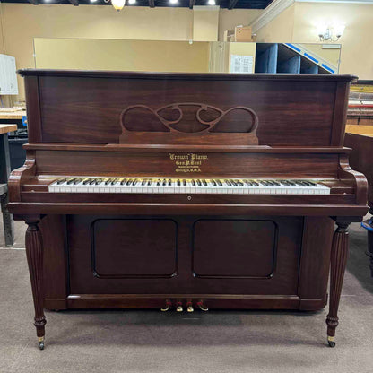 CURRENT SHOP WORK 1896 Crown 57" Wood Finish Commissioned Upright Piano