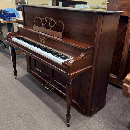 CURRENT SHOP WORK 1896 Crown 57" Wood Finish Commissioned Upright Piano