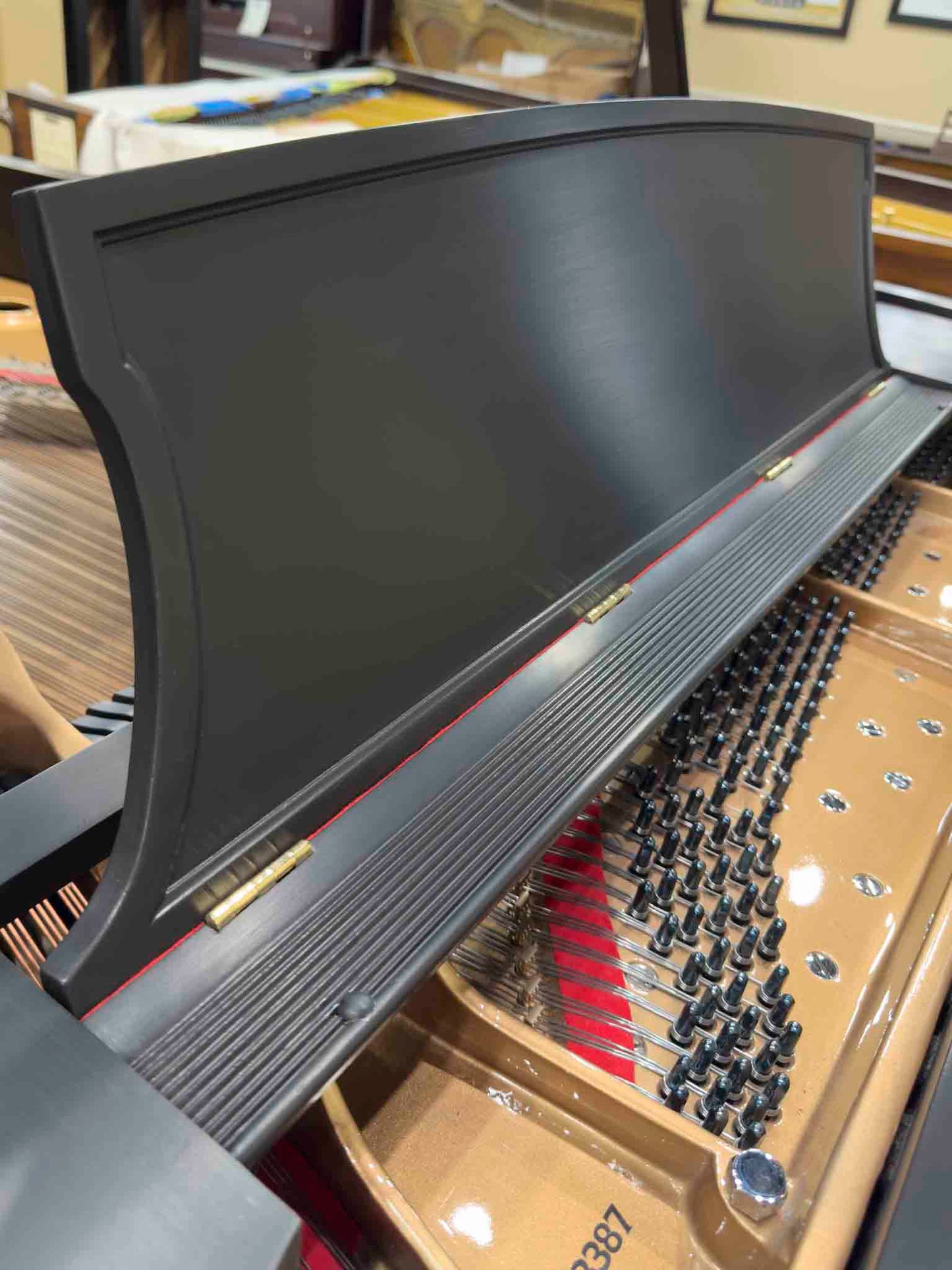 CURRENT SHOP WORK 1971 Steinway D 9' Black Satin Commissioned Concert Grand Piano