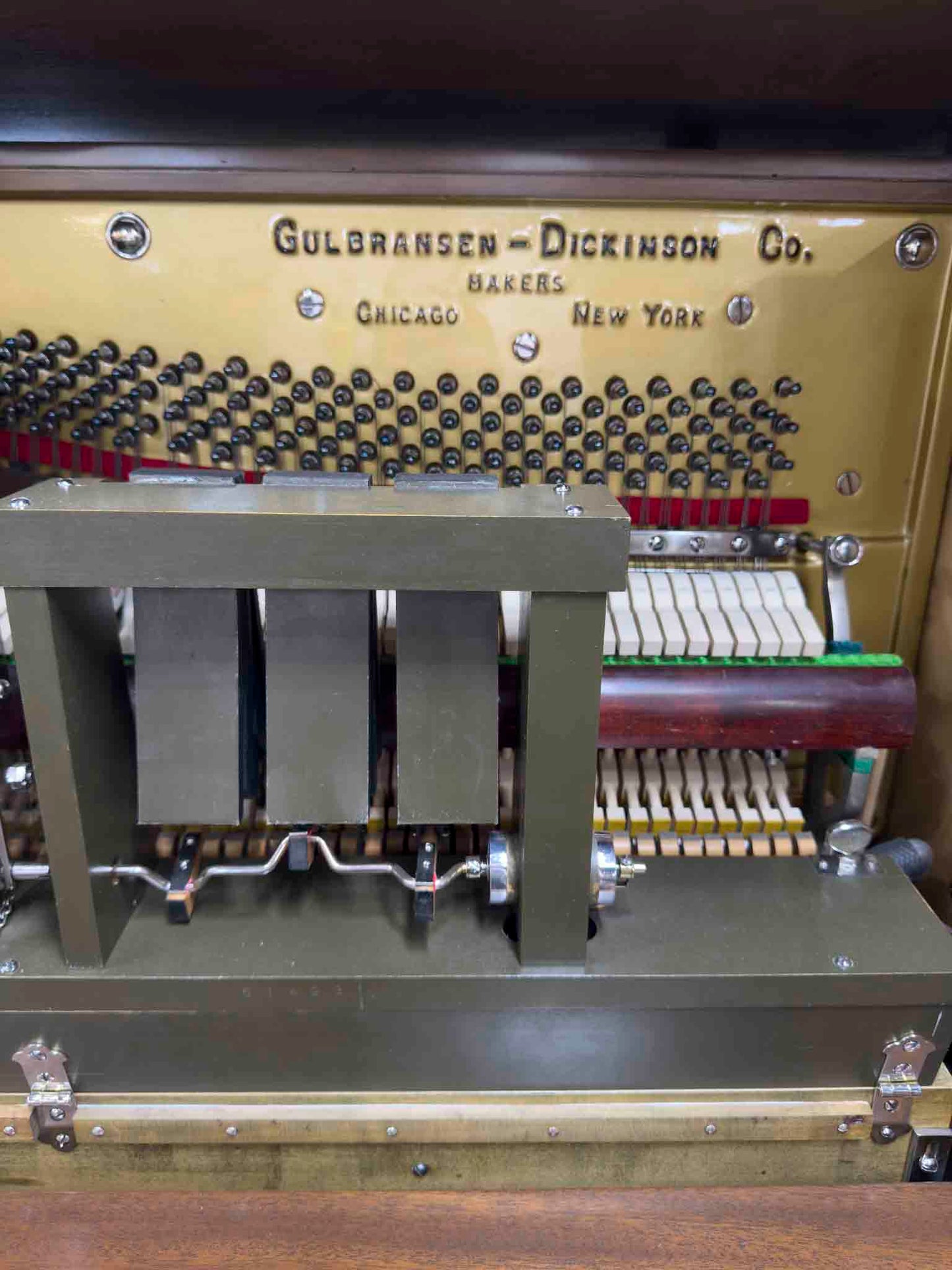 CURRENT SHOP WORK 1920 Gulbransen 55" Vintage Player Commissioned Upright Piano