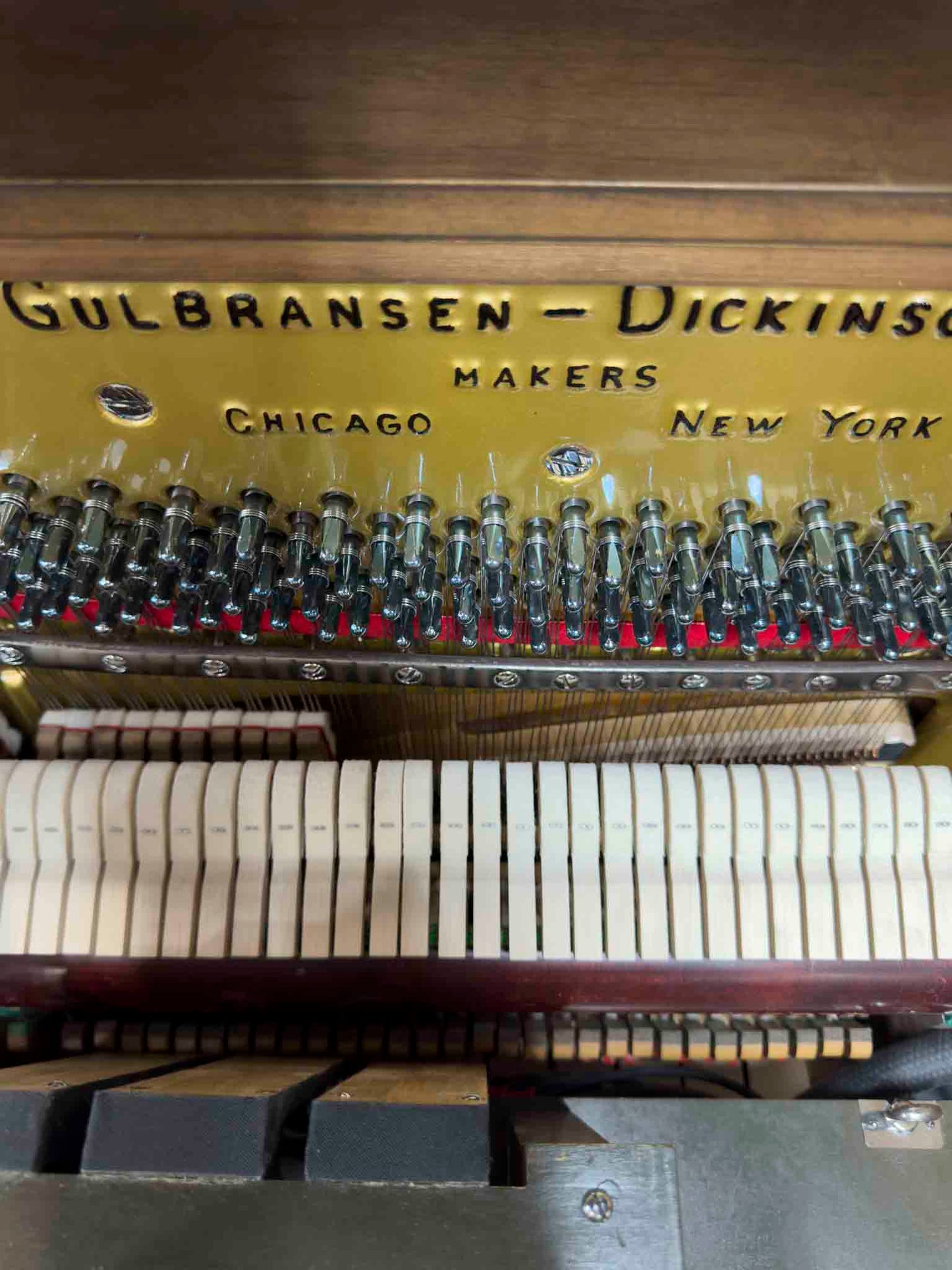 CURRENT SHOP WORK 1920 Gulbransen 55" Vintage Player Commissioned Upright Piano