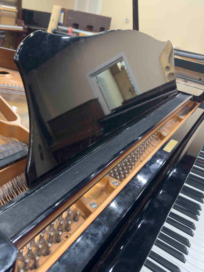 CURRENT SHOP WORK 2001 Yamaha C3 6'1" Polished Black Commissioned Grand Piano with Self-Playing QRS System