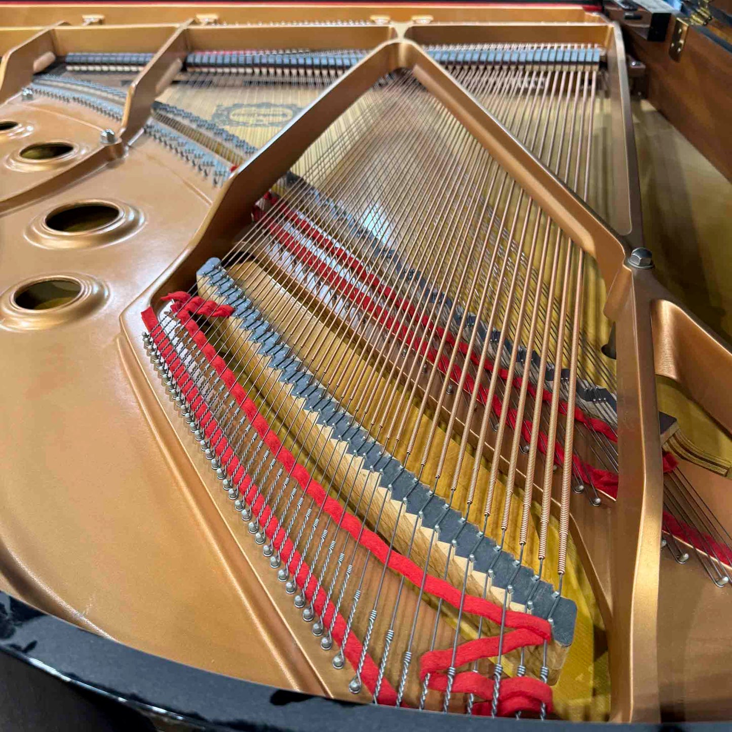 CURRENT SHOP WORK 2001 Yamaha C3 6'1" Polished Black Commissioned Grand Piano with Self-Playing QRS System