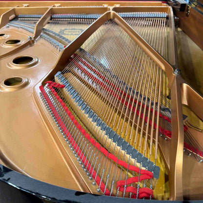 CURRENT SHOP WORK 2001 Yamaha C3 6'1" Polished Black Commissioned Grand Piano with Self-Playing QRS System