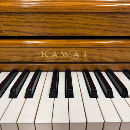 CURRENT SHOP WORK 1963 Kawai 508 Decorator 44" Oak Finish Commissioned Console Piano