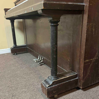 CURRENT SHOP WORK 1904 Clarendon 55" Wood Finish Upright Piano
