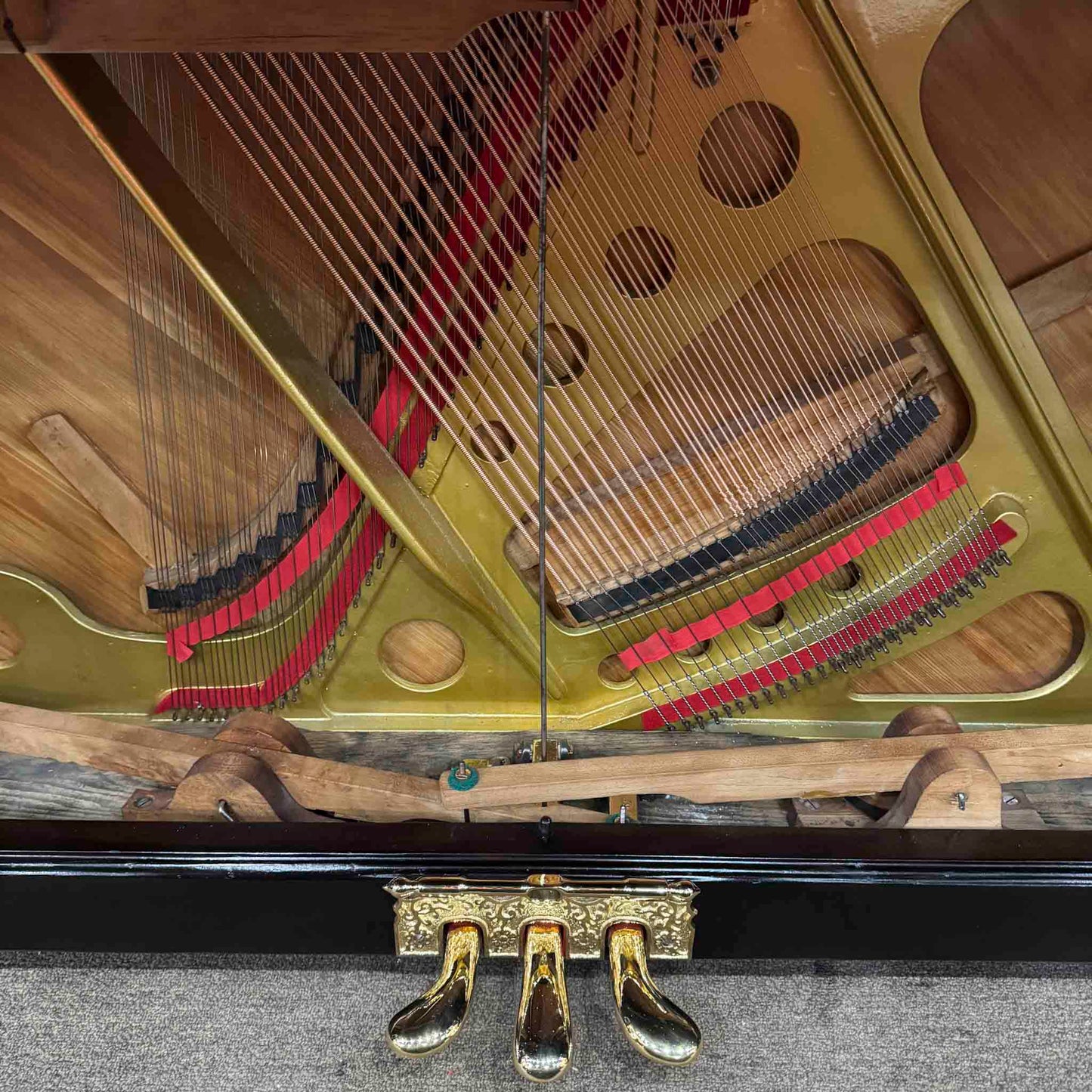 HEIRLOOM RESTORATION 1890 Emerson 58" Wood Finish Commissioned Upright Piano