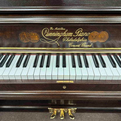 HEIRLOOM RESTORATION 1901 Cunningham 56" Commissioned Upright Piano