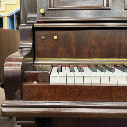HEIRLOOM RESTORATION 1901 Cunningham 56" Commissioned Upright Piano