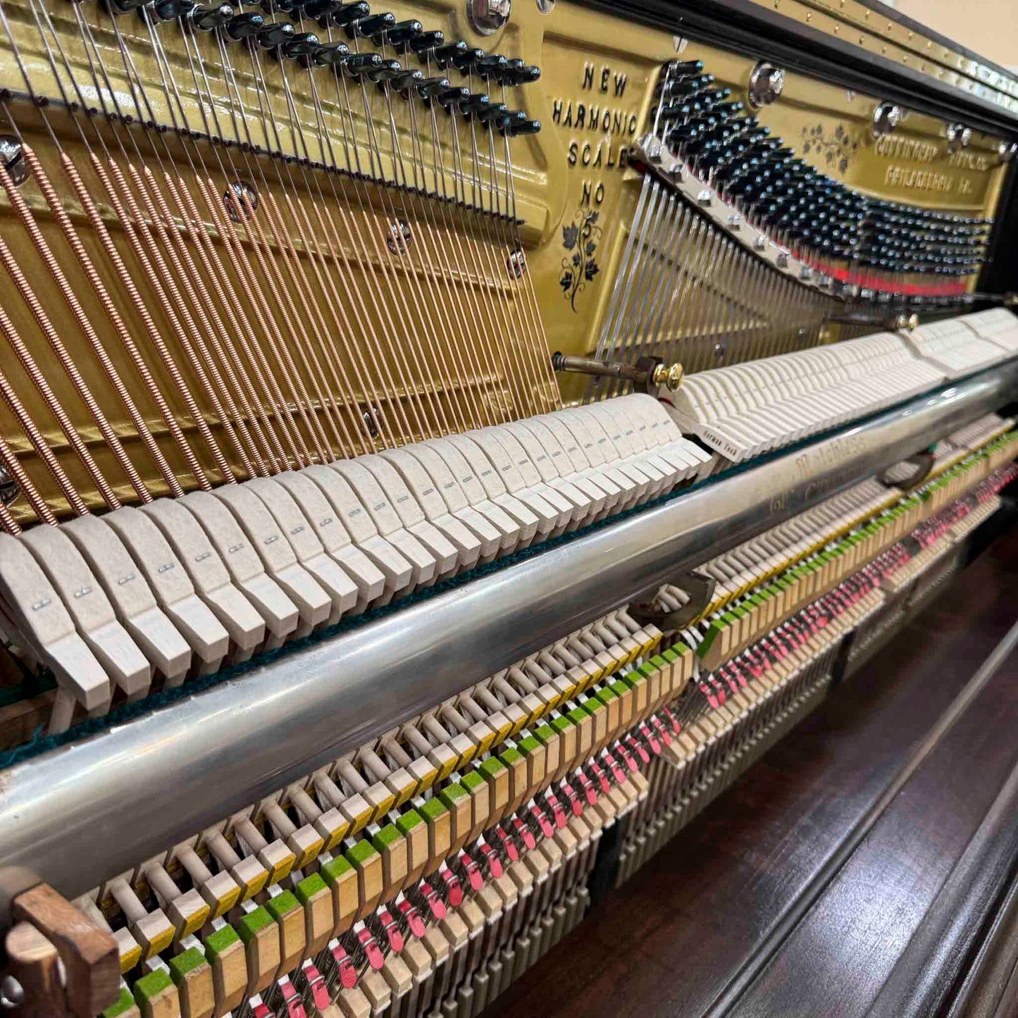 HEIRLOOM RESTORATION 1901 Cunningham 56" Commissioned Upright Piano