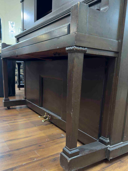 CURRENT SHOP WORK 1915 Emerson 56" Wood Finish Commissioned Upright Piano