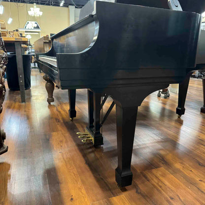 CURRENT SHOP WORK 1983 Steinway & Sons Model L 5'10" Satin Black Commissioned Grand Piano